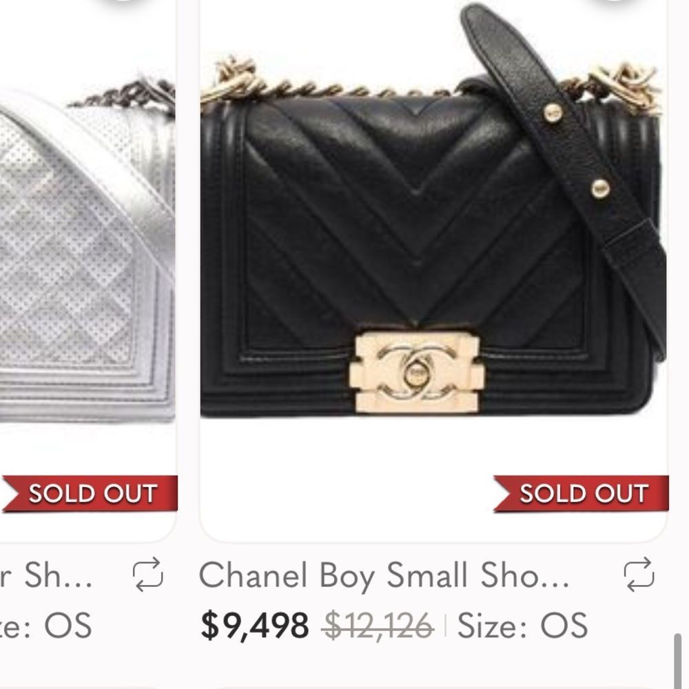 CHANEL CLASSIC small boy bag - Picture 12 of 12